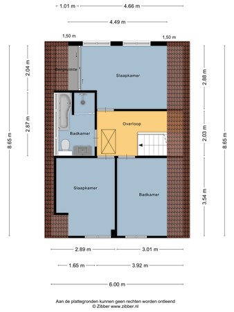 Floorplan - Stinswei 17, 8622 XN Hommerts