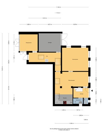 Floorplan - Cynthia Lenigestraat 1, 8754 CC Makkum