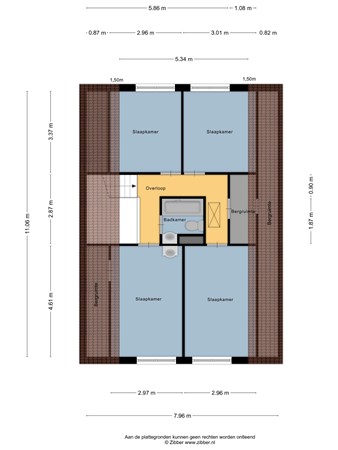 Floorplan - Pibemalaan 28, 8749 GS Pingjum