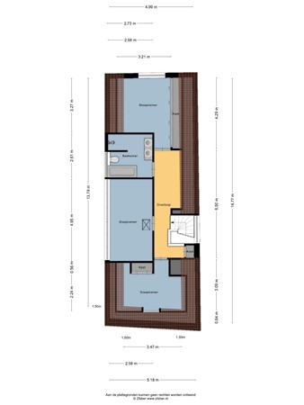 Floorplan - Noard 184, 8711 AM Workum