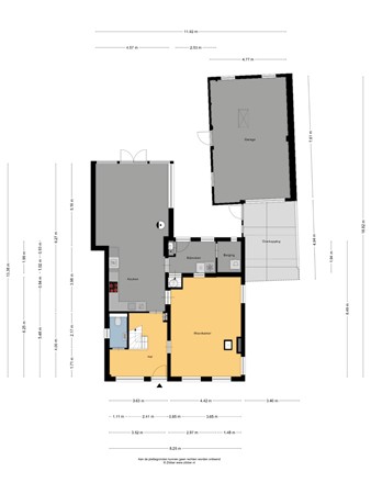 Floorplan - Westerbuorren 11, 8851 GJ Tzummarum