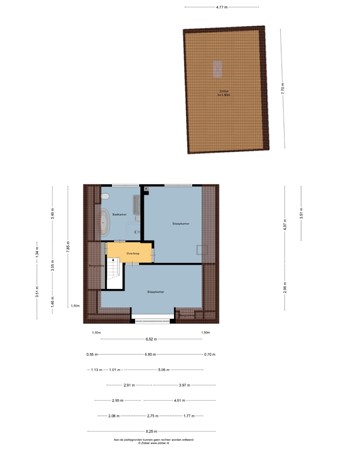 Floorplan - Westerbuorren 11, 8851 GJ Tzummarum