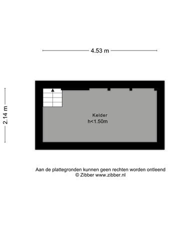 Floorplan - Westerbuorren 11, 8851 GJ Tzummarum