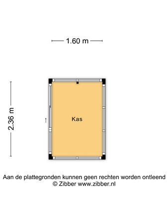Floorplan - Westerbuorren 11, 8851 GJ Tzummarum