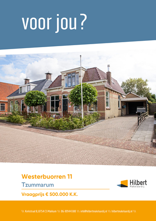 Brochure preview - Westerbuorren 11, 8851 GJ TZUMMARUM (1)