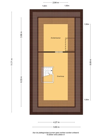 Floorplan - Thomashof 1, 8711 LC Workum
