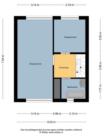 Floorplan - Alef van Idsingawei 18, 8854 AM Oosterbierum