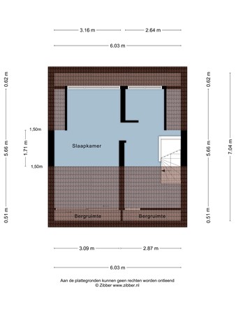 Floorplan - Alef van Idsingawei 18, 8854 AM Oosterbierum