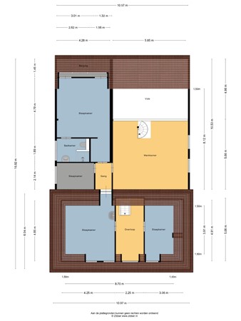Floorplan - Papiermolenstreek 1, 8754 GE Makkum