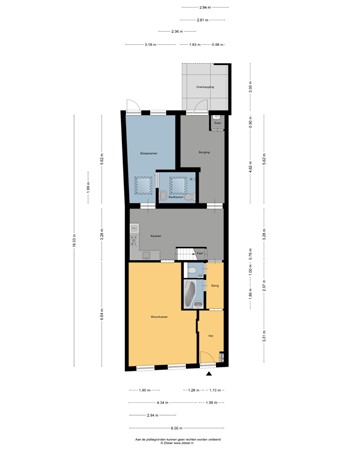 Floorplan - Buren 25, 8754 CX Makkum