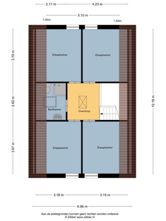 Floorplan - Taede Zijlstrastrjitte 6, 8748 GD Witmarsum