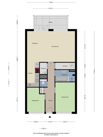 Floorplan - Vurehout 357, 1507 EC Zaandam