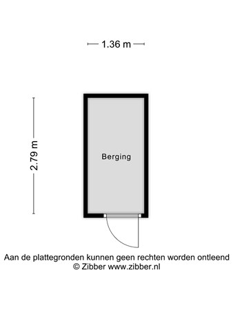 Floorplan - Vurehout 357, 1507 EC Zaandam