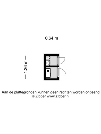 Floorplan - Haparandadam 2F3, 1013 AK Amsterdam
