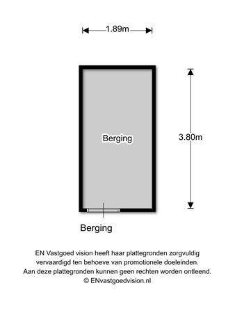 Floorplan - Rozengracht 86C, 1506 SH Zaandam
