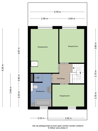 Floorplan - Wittenburg 17, 2135 BC Hoofddorp