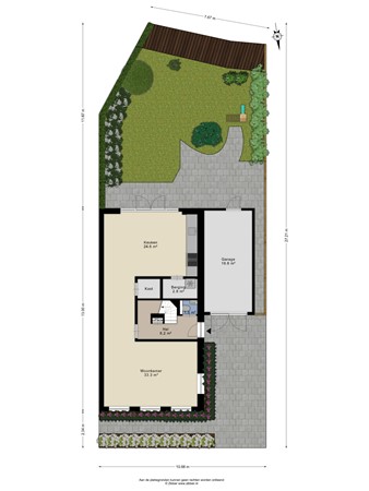 Floorplan - Zuiderzeelaan 27, 1121 RA Landsmeer