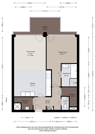 Floorplan - Sausalitolaan 22, 1031 KE Amsterdam