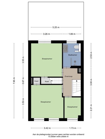 Dennenkampweg 18, 6861 GC Oosterbeek - 443907_2D_Eerste_Verdieping_Dennenkampweg_18_Oosterbeek_02.jpg