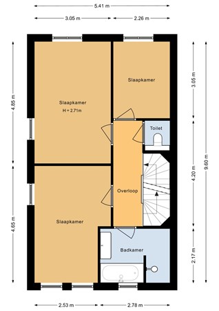 Cornelis Koningstraat 5, 6862 CK Oosterbeek - Eerste verdieping - 2D.jpg