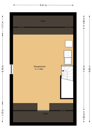 Cornelis Koningstraat 5, 6862 CK Oosterbeek - Tweede verdieping - 2D.jpg