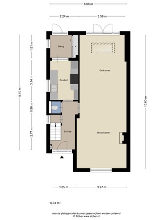 Emmastraat 17, 6862 GR Oosterbeek - 458897_2D_Begane_Grond_Emmastraat_17_Oosterbeek_03.jpg