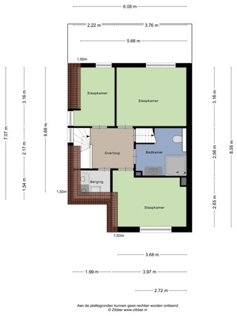 Emmastraat 17, 6862 GR Oosterbeek - 458897_2D_Eerste_Verdieping_Emmastraat_17_Oosterbeek_04.jpg