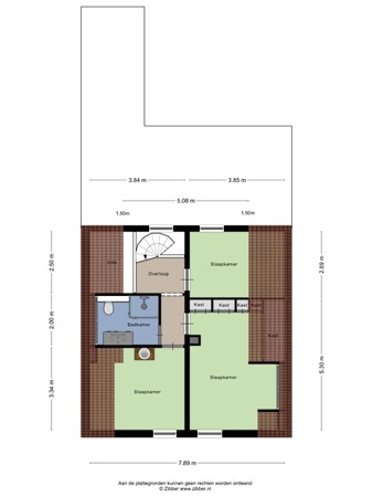 Jacobaweg 14, 6862 HG Oosterbeek - 464132_2D_Eerste_Verdieping_Jacobaweg_14_Oosterbeek_02.jpg