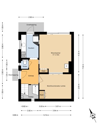 Middenlaan 39, 6869 VN Heveadorp - Begane grond - 2D.jpg
