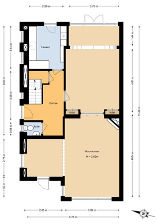 Albert Cuypstraat 26, 6814 LD Arnhem - Begane grond - 2D.jpg