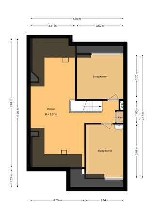 Albert Cuypstraat 26, 6814 LD Arnhem - Tweede verdieping - 2D.jpg