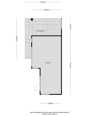 Bothaweg 14, 6861 CP Oosterbeek - 479467_2D_Garage_Bothaweg_14_Oosterbeek_05.jpg