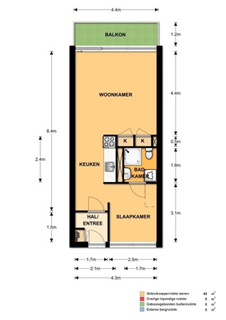 Dillenburg 320, 6865 HT Doorwerth - Plattegrond vergelijkbaar appartement.jpg