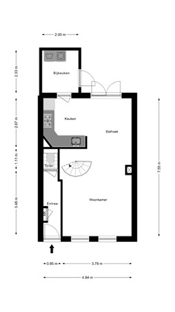 Kruislaan 28, 1601 PL Enkhuizen - begane-grond.jpg
