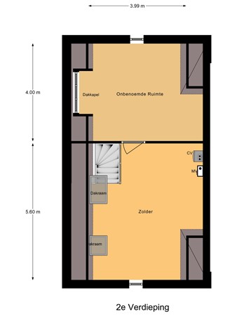 Floorplan - De Ochtense Steegh 14, 4051 HK Ochten