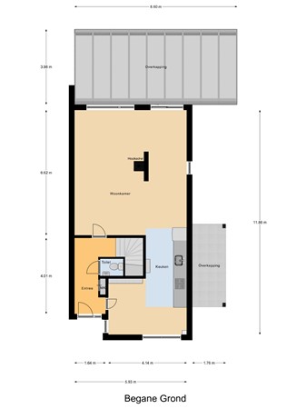 Floorplan - Gruttoweide 197, 6708 BG Wageningen
