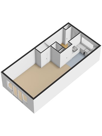 Floorplan - Lokaalspoor 12, 6846 GP Arnhem