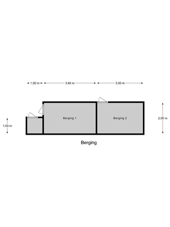 Floorplan - Dr A J Kraaystraat 32, 4051 AD Ochten