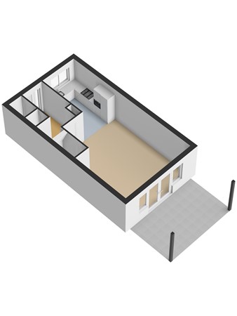 Floorplan - Het Katsland 15, 4051 KA Ochten