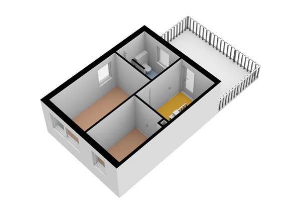 Floorplan - Arie Jacob van Ogtenstraat 37, 4051 AM Ochten