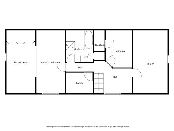 Plattegrond - Dennenstraat 4, 3620 Lanaken - 2nd_floor_4_dennenstraat_lanaken_without_dim.jpg
