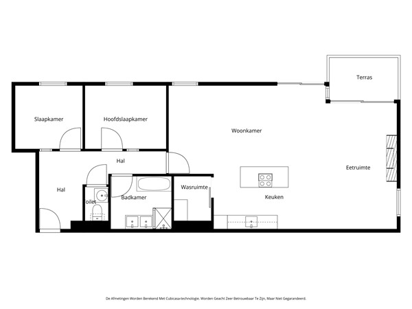 Floor plan - Sacramentstraat 116, 3700 Tongeren-Borgloon 
