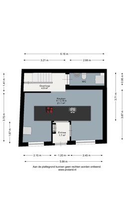Floor plan - Zakstraat 6, 6211 PS Maastricht 