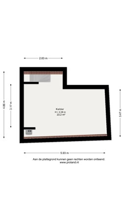 Floor plan - Zakstraat 6, 6211 PS Maastricht 