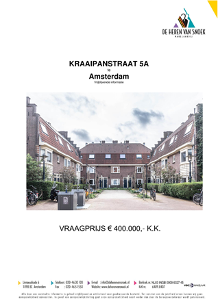Brochure preview - Brochure Kraaipanstraat 5A.pdf