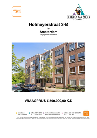 Brochure preview - Brochure Hofmeyerstraat 3-B.pdf