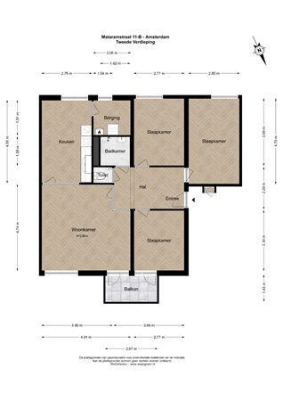 Medium property photo - Mataramstraat 11B, 1095 GH Amsterdam