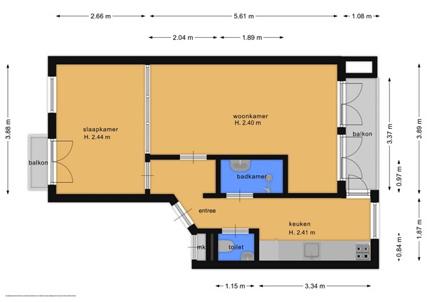 Medium property photo - Zeeburgerdijk 74-1, 1094 AG Amsterdam