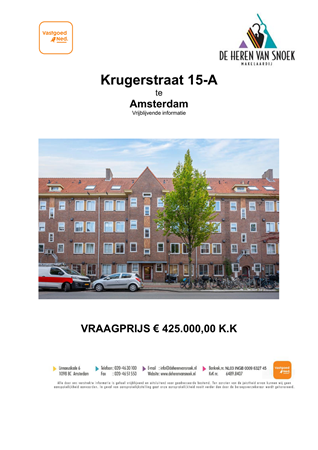 Brochure preview - Brochure Krugerstraat 15-A.pdf