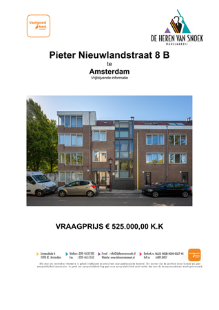 Brochure preview - Brochure Pieter Nieuwland 8 B te Amsterdam.pdf
